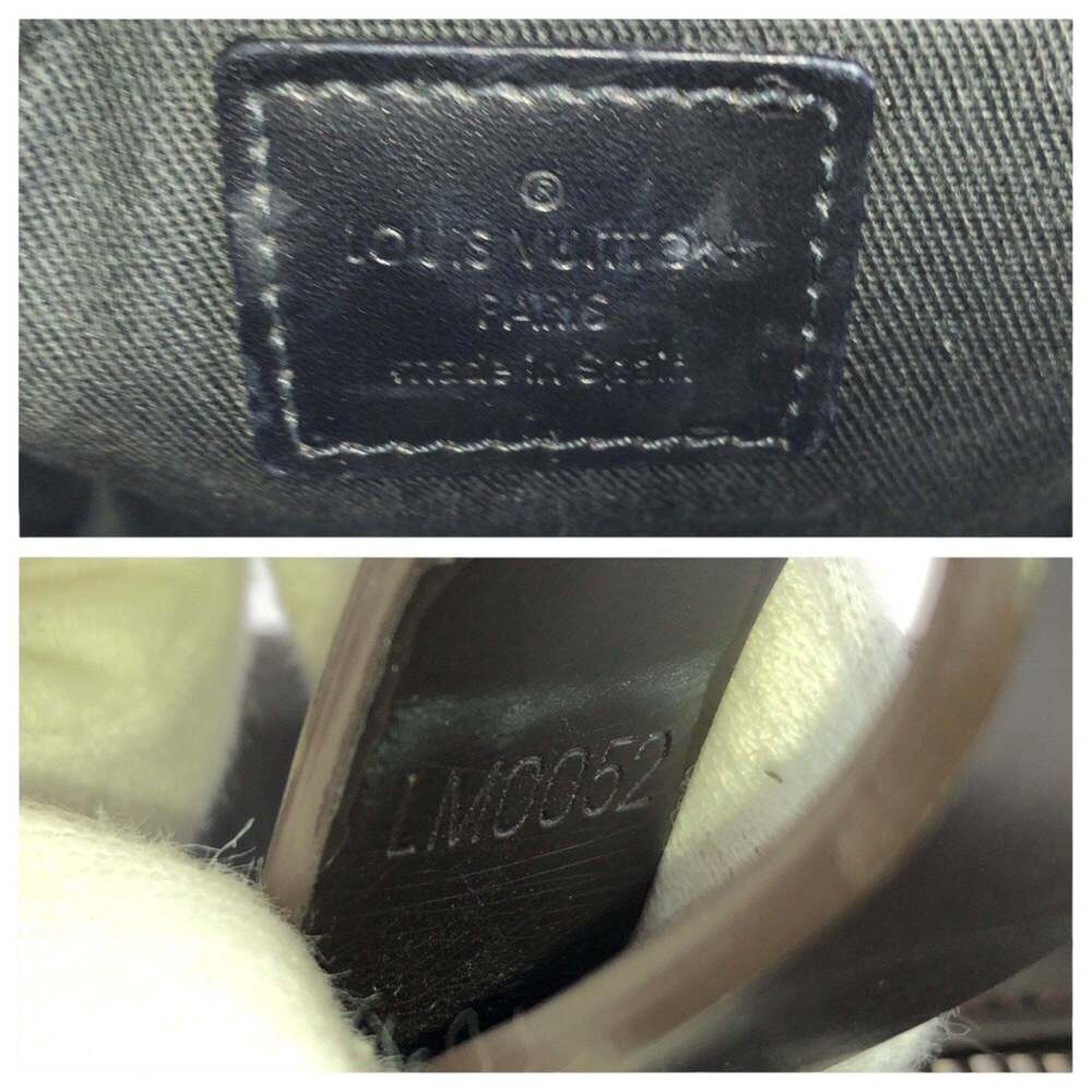 LOUIS VUITTON Authentic Brown Monogram Leather Pouch - Picture 4 of 9